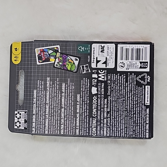 Mattel Uno Flip Transformers Card Game - Picture 3 of 5